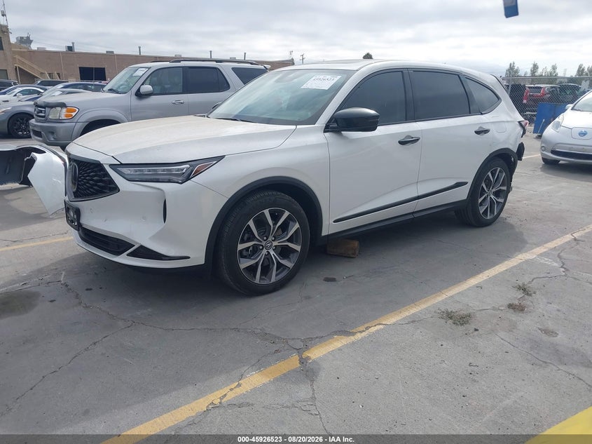 2024 Acura MDX, Rear, IAAI, VIN 5J8YE1H49RL008323 — photo 2