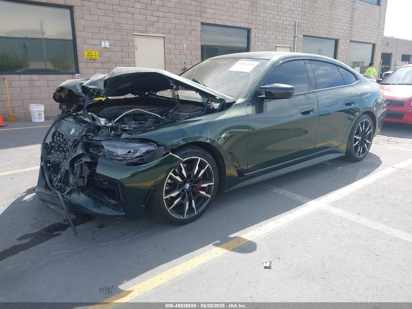 2023 BMW 4er, Front End, IAAI, VIN WBA13AW01PFN57092 — photo 2