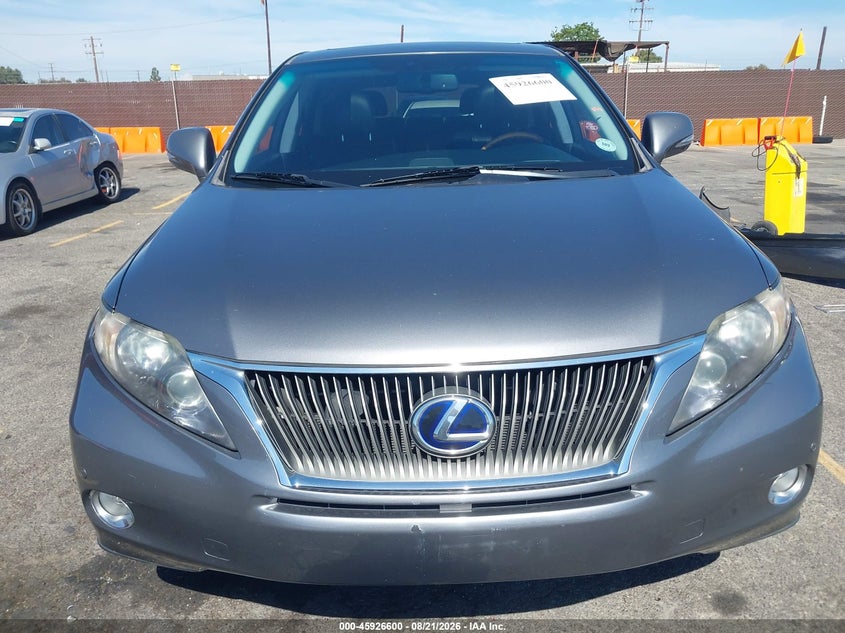 LEXUS RX 450H 2012 VIN JTJZB1BA1C2407716