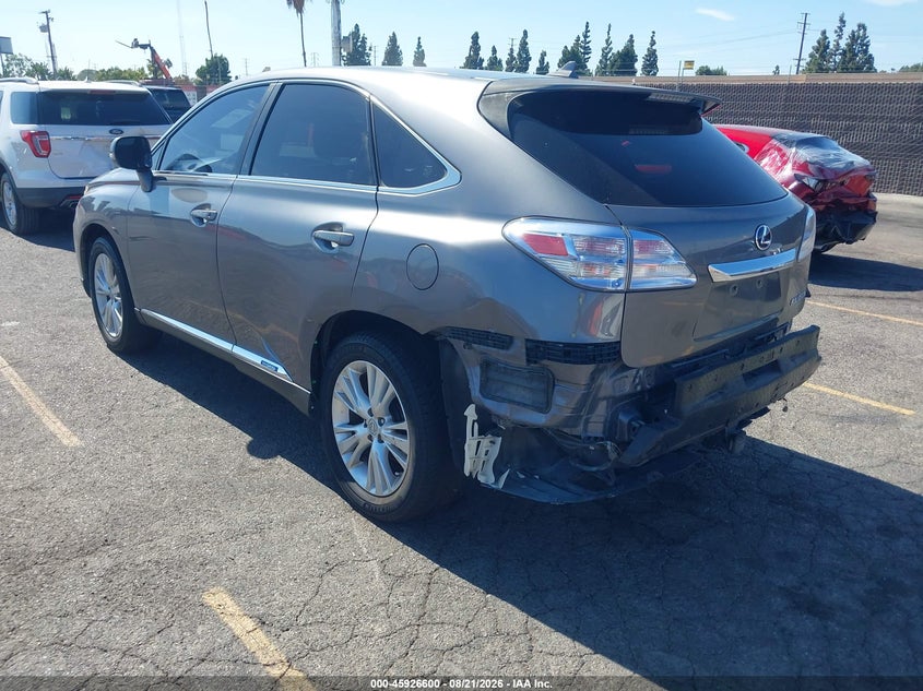 2012 LEXUS RX 450H auction photo 3
