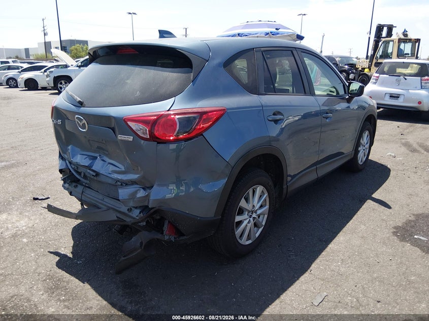 Vin: jm3ke2cy8f0525881, lot: 46425690, mazda cx-5 touring 20154