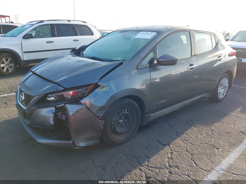 Vin: 1n4az1cp3kc317349, lot: 46425722, nissan leaf s 20192