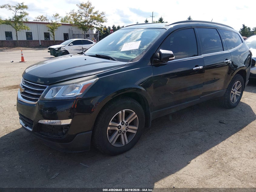 2015 Chevrolet Traverse, Удар сзади, IAAI, VIN 1GNKVHKD4FJ279178 — фото 2