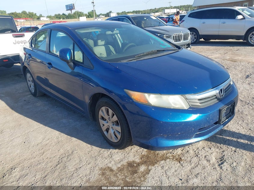 2012 HONDA CIVIC auction photo 1