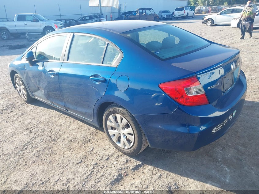 2012 HONDA CIVIC auction photo 3