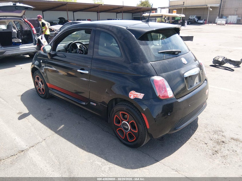 Vin: 3c3cffge6ht586237, lot: 46425783, fiat 500e battery electric 20173