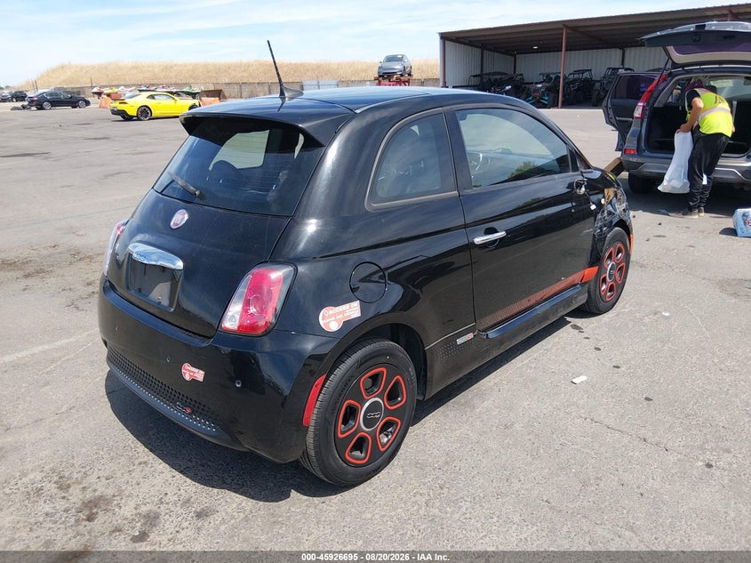 Vin: 3c3cffge6ht586237, lot: 46425783, fiat 500e battery electric 20174