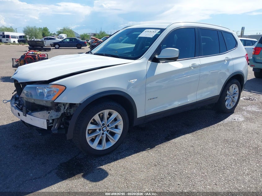 2014 BMW X3 SPORT UTILITY VEHICLE 2.0L I-4 DI, DOHC, VVT, TURBO, 240HP
