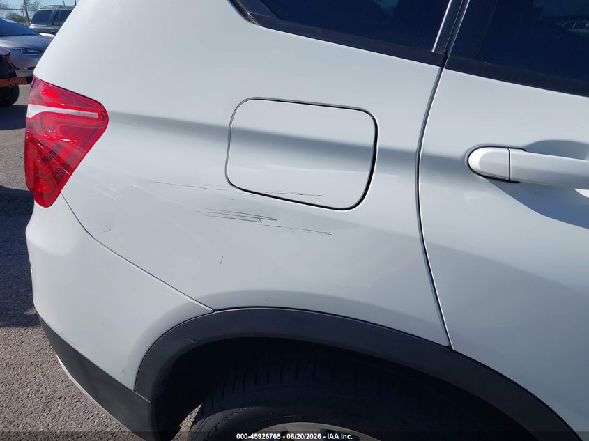 2014 BMW X3 SPORT UTILITY VEHICLE 2.0L I-4 DI, DOHC, VVT, TURBO, 240HP