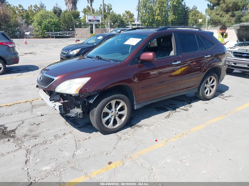2008 Lexus RX, Front End, IAAI, VIN JTJHK31U882852609 — photo 2