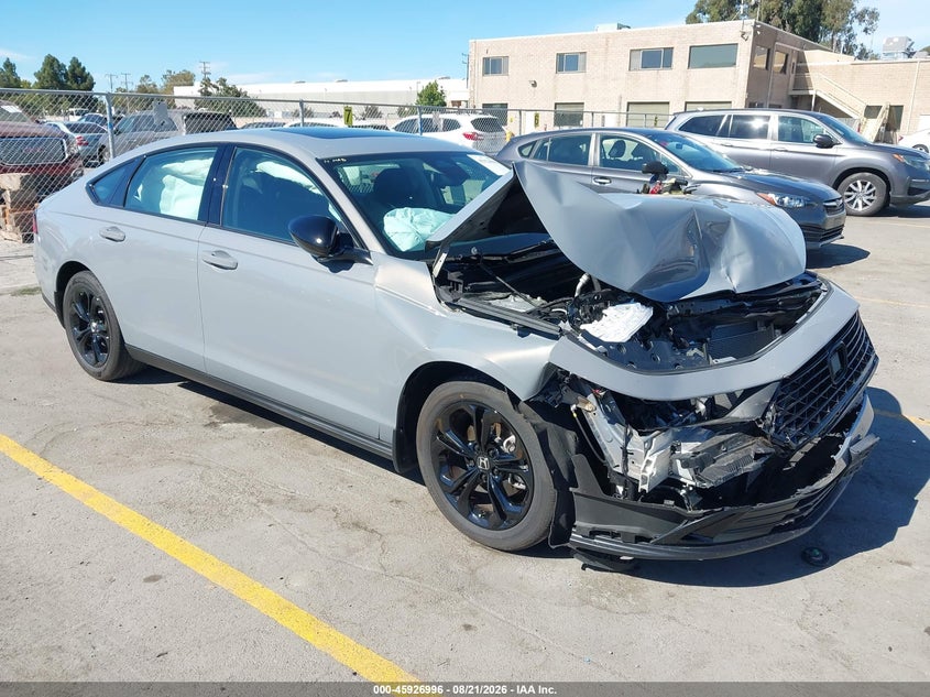 2025 Honda Accord Se, Front, IAAI, VIN 1HGCY1F48SA069958