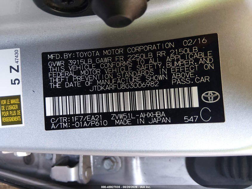 TOYOTA PRIUS - zdjęcie 9