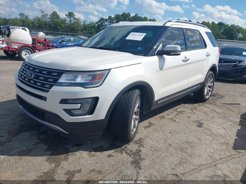 Vin: 1fm5k7f82ggb96512, lot: 46426137, ford explorer limited 20162