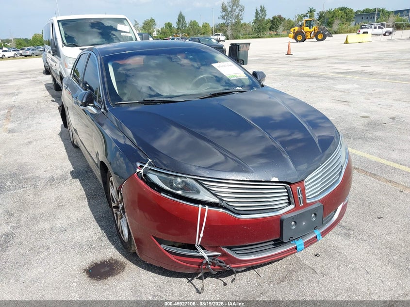 LINCOLN MKZ 2014 VIN 3LN6L2GK0ER812695