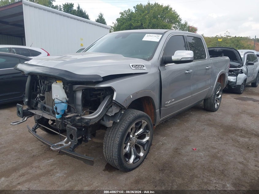 Vin: 1c6srfht5ln286524, lot: 46426221, ram 1500 limited  4x4 5'7 box 20202