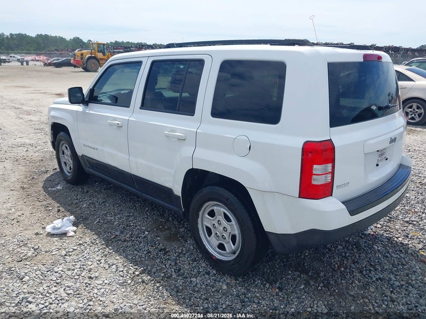 Vin: 1c4njpbb8ed814388, lot: 46426357, jeep patriot sport 20143