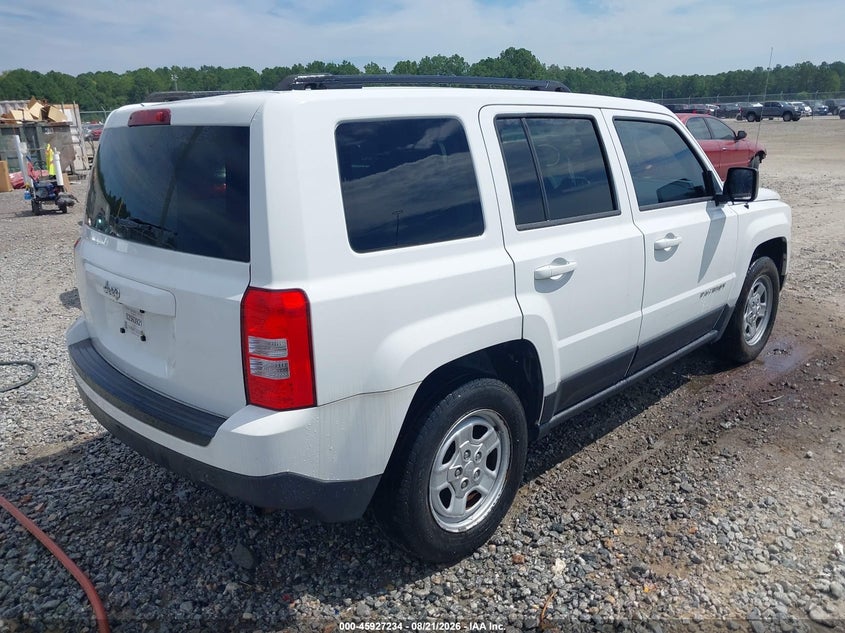 Vin: 1c4njpbb8ed814388, lot: 46426357, jeep patriot sport 20144