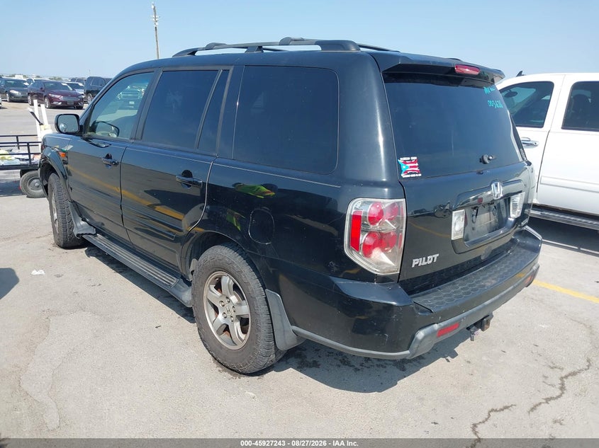 HONDA PILOT 2007 VIN 5FNYF18577B003626