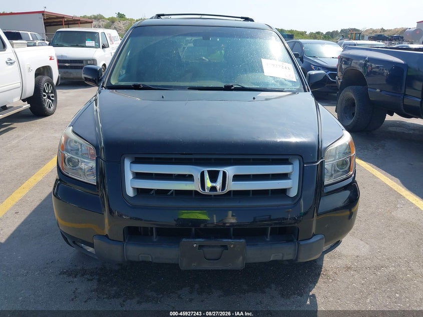 HONDA PILOT 2007 VIN 5FNYF18577B003626