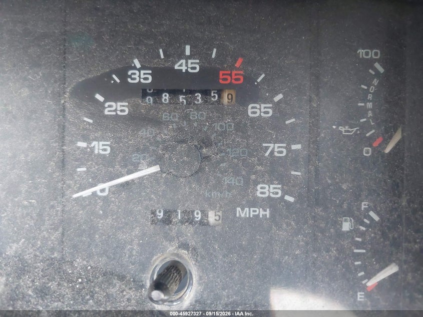 FORD MUSTANG 1989 VIN 1FABP44A8KF291187