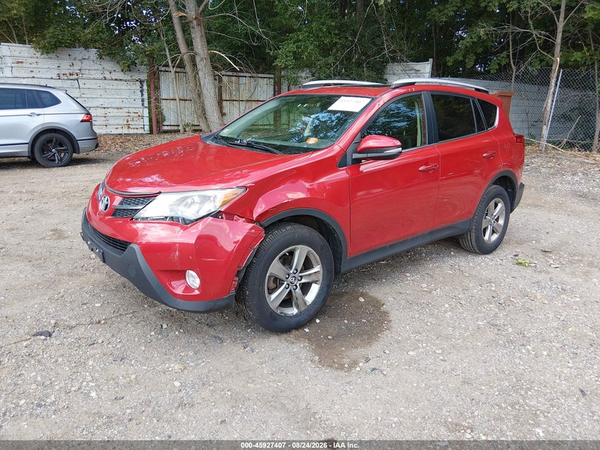 2015 Toyota RAV 4, Удар спереди, IAAI, VIN JTMRFREV0FD168902 — фото 2