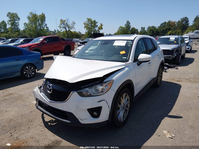 2014 Mazda CX-5, Front End, IAAI, VIN JM3KE4DY3E0377535 — photo 2