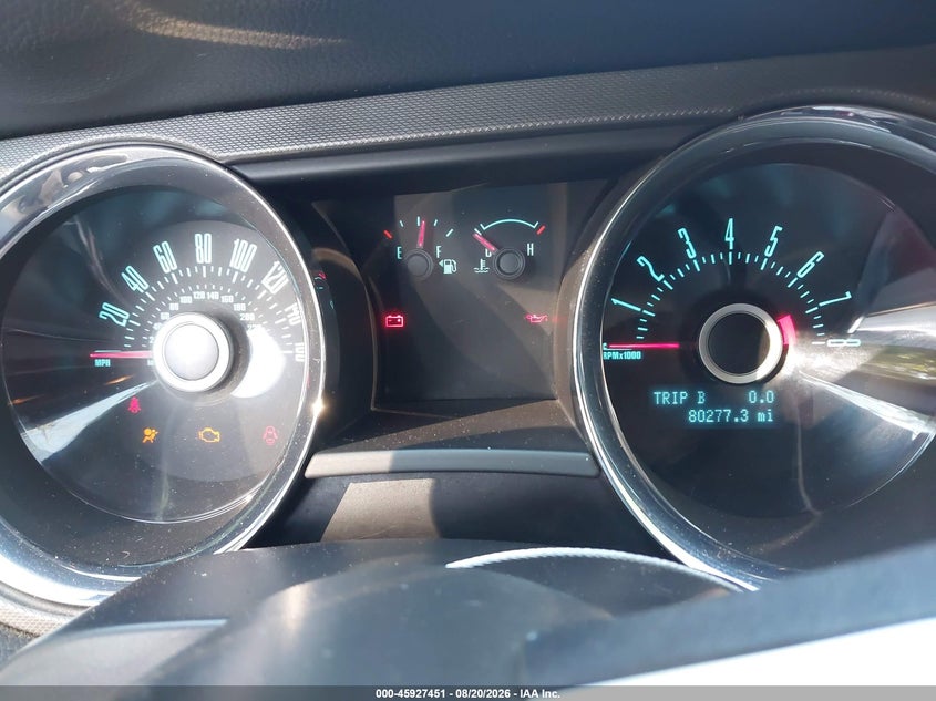 FORD MUSTANG 2013 VIN 1ZVBP8AMXD5273313