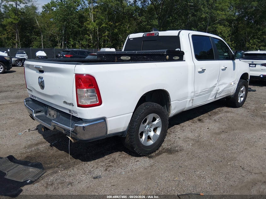 Vin: 1c6srfmt8kn906223, lot: 46426588, ram 1500 big horn/lone star  4x4 6'4 box 20194