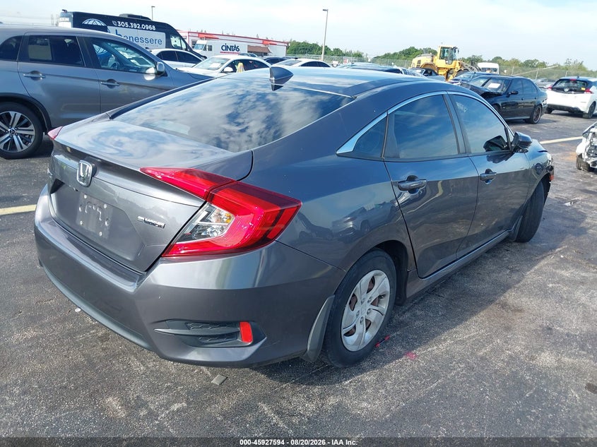 2017 HONDA CIVIC SEDAN 2.0L I-4 DOHC, VVT, 158HP