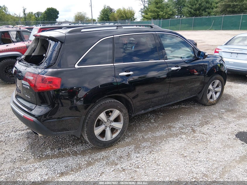 ACURA MDX 2013 VIN 2HNYD2H39DH501952