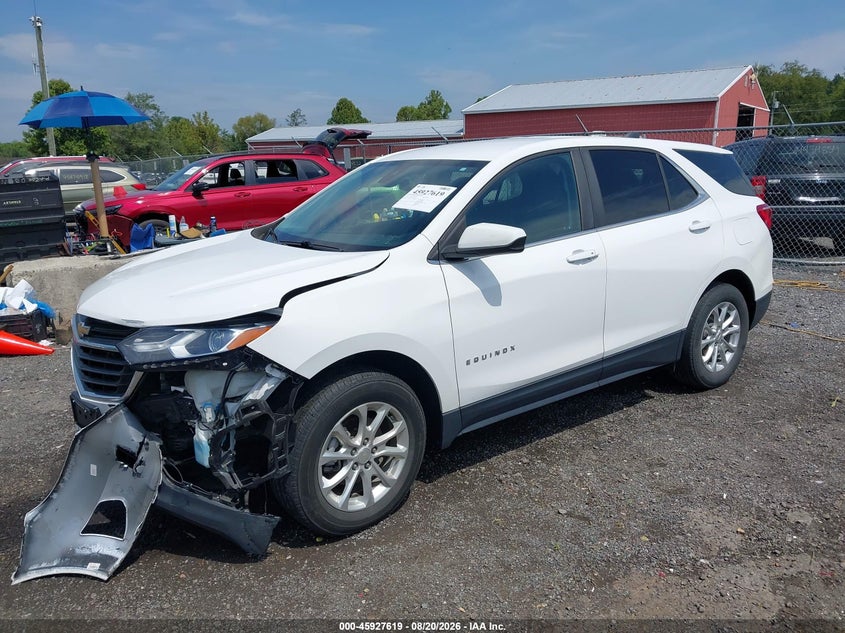 2021 Chevrolet Equinox, Front End, IAAI, VIN 3GNAXTEV2ML393909 — photo 2