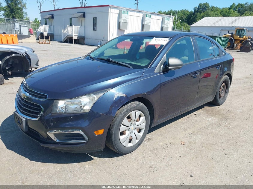 2015 Chevrolet Cruze Ls Auto, Обычный износ, IAAI, VIN 1G1PA5SG7F7263470 — фото 2