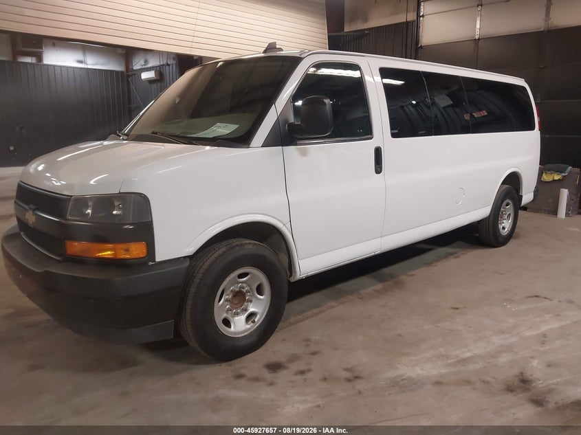 Vin: 1gazgnfp6l1273360, lot: 46426780, chevrolet express passenger rwd 3500 extended wheelbase ls 20202
