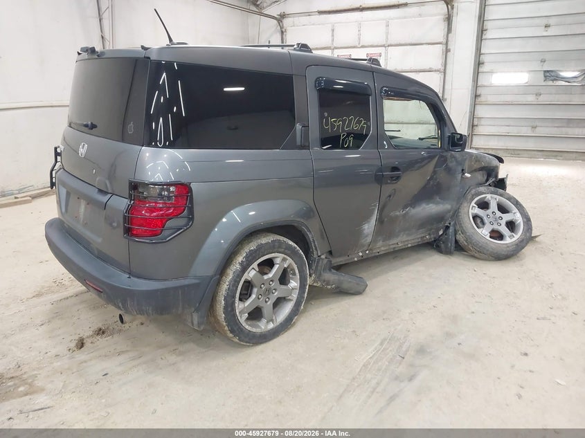 2009 HONDA ELEMENT SPORT UTILITY VEHICLE 2.4L I-4 DOHC, VVT, 166HP