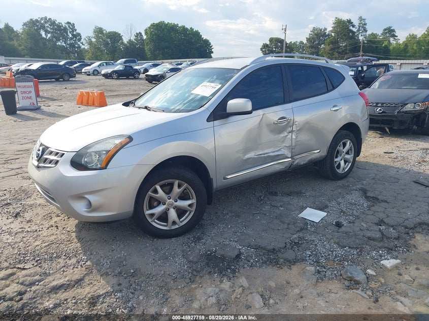 2011 Nissan Rogue, Левый бок, IAAI, VIN JN8AS5MTXBW158236 — фото 2
