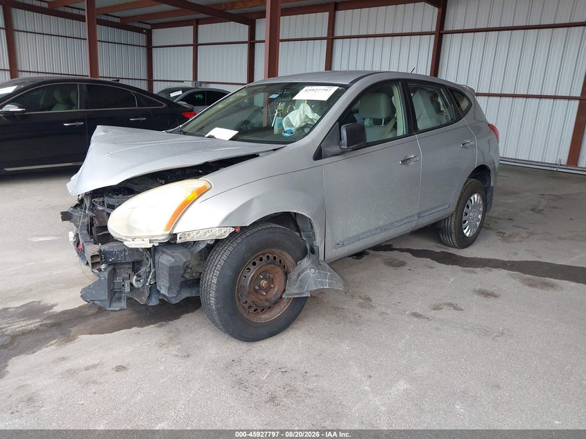 2013 Nissan Rogue, Front End, IAAI, VIN JN8AS5MT7DW025677 — photo 2