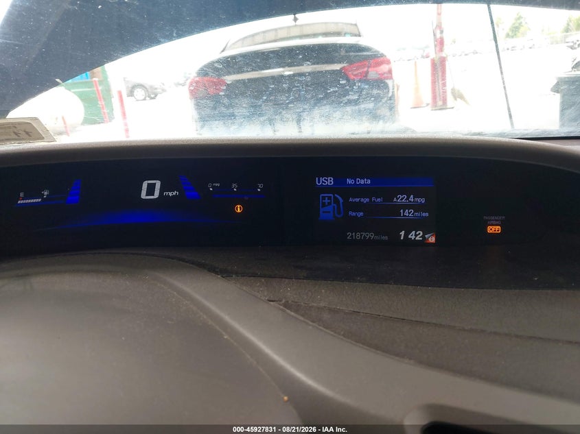 2012 HONDA CIVIC SEDAN 1.8L I-4 VVT, 140HP