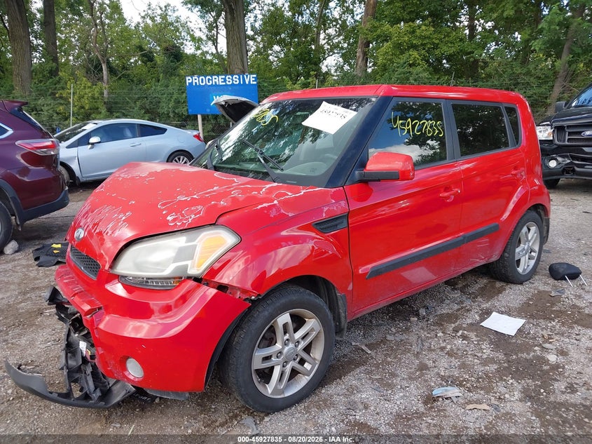 2011 Kia Soul, Front End, IAAI, VIN KNDJT2A24B7255316 — photo 2