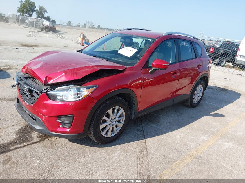 2016 Mazda CX-5, Front End, IAAI, VIN JM3KE4BY1G0845090 — photo 2