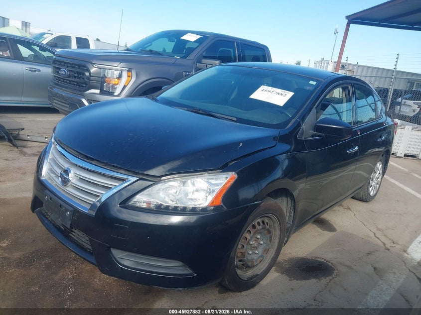 2015 Nissan Sentra, По колу, IAAI, VIN 3N1AB7AP7FY360712 — фото 2