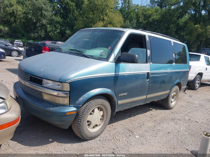 1996 Chevrolet Astro, Звичайний знос, IAAI, VIN 1GNDM19W0TB110968 — фото 2