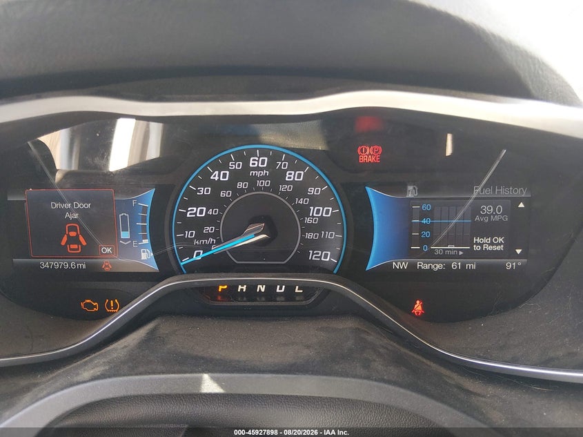 FORD C-MAX HYBRID 2016 VIN 1FADP5AU8GL102883