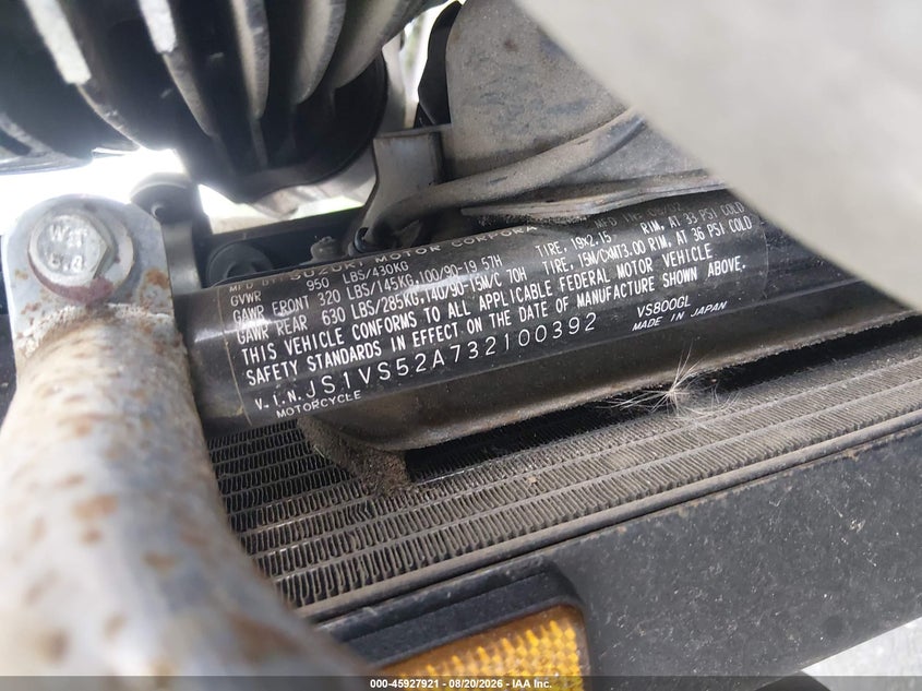 SUZUKI VS800 2003