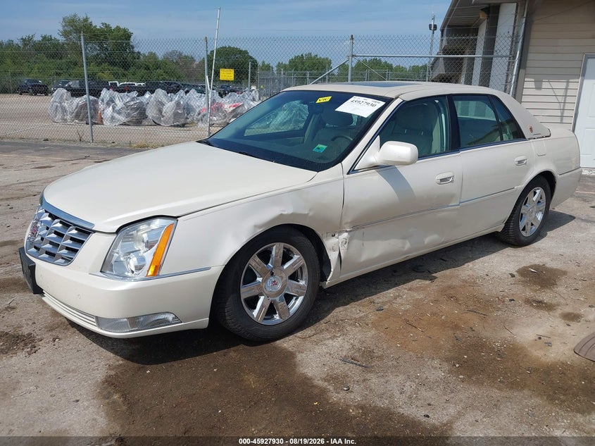 2007 Cadillac DTS, Левый бок, IAAI, VIN 1G6KD57Y87U231319 — фото 2