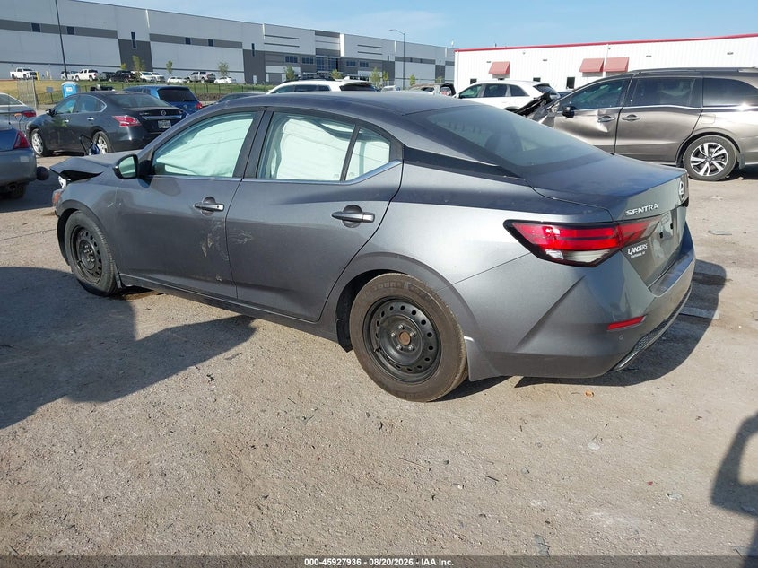 Vin: 3n1ab8bv7ly266389, lot: 46427059, nissan sentra s xtronic cvt 20203