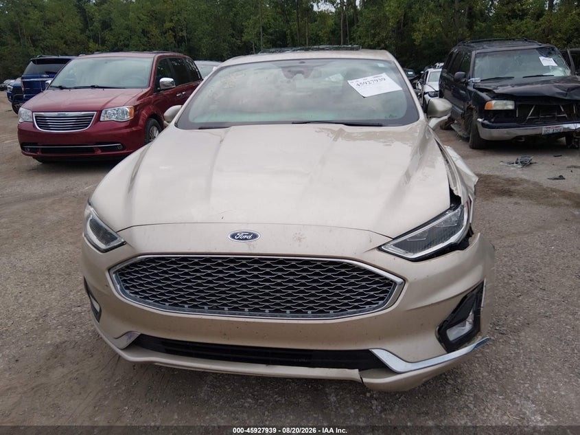 2019 FORD FUSION SEDAN 2.0L I-4 DOHC, VVT, REGULAR , 141HP