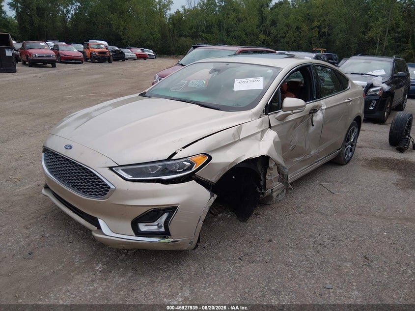 2019 FORD FUSION SEDAN 2.0L I-4 DOHC, VVT, REGULAR , 141HP