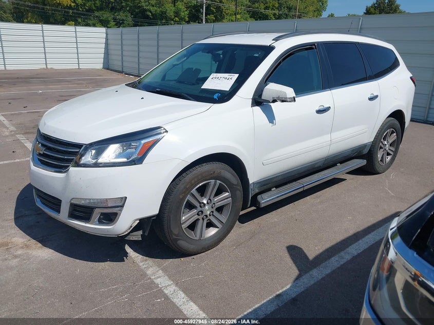 2017 Chevrolet Traverse, Front End, IAAI, VIN 1GNKRGKD5HJ271267 — photo 2