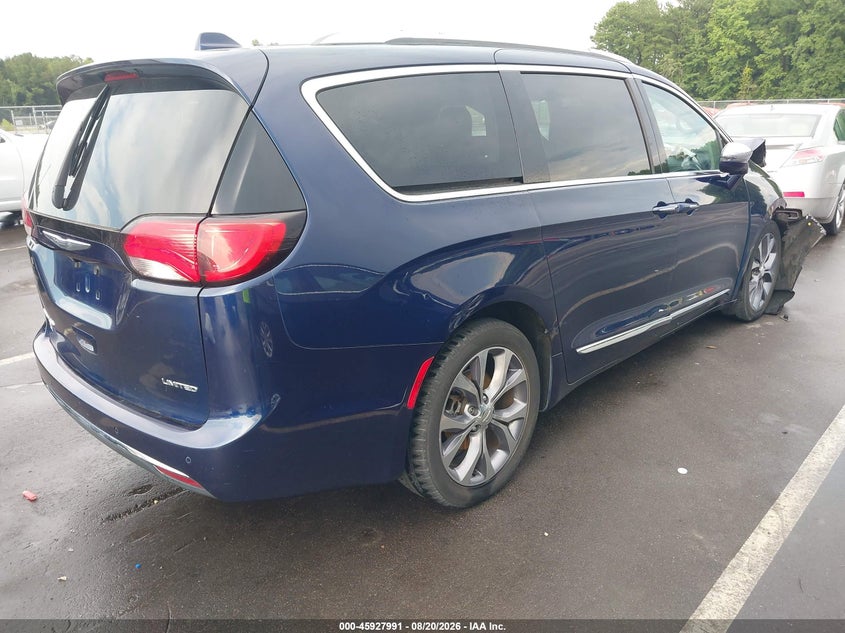 Vin: 2c4rc1gg6hr599723, lot: 46427114, chrysler pacifica limited 20174