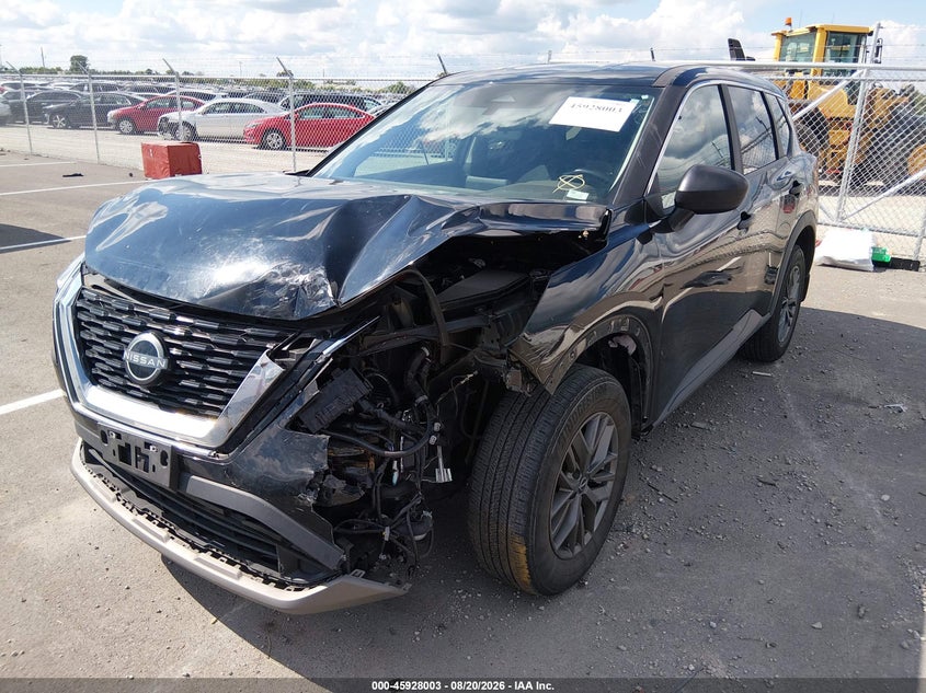 2023 Nissan Rogue, Left Front, IAAI, VIN 5N1BT3AB4PC689451 — photo 2